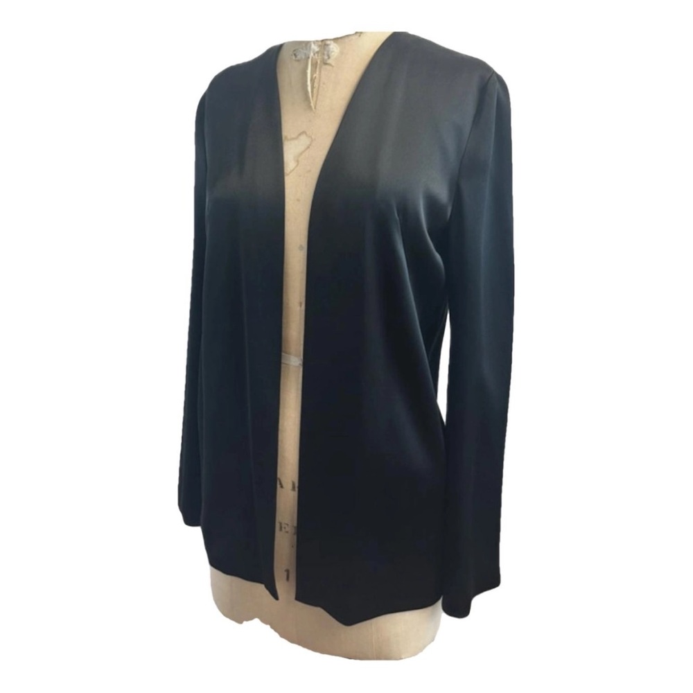 NWOT Galvan London Black Silk Blazer